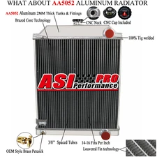 4 Rows Aluminum Radiator For 1951-1961 JAGUAR MK7 MK8 MK9 Mark VII VIII IX MT