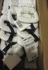 BULQ Liquidation Lot 100 Mervyn's White Starch  Belts Size M/L $900 Retail 