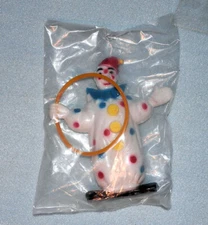 Vintage Wilton Hard Plastic CLOWN Cake Topper, Old Bakery Decoration. NOS , Bake