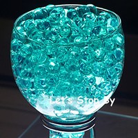 100g Teal Water Pearl Wedding Supplies Eiffel Tower Vase Centerpiece Decoration 100g Teal Water Pearl Wedding Supplies Eiffel Tower Vase Centerpiece Decoration