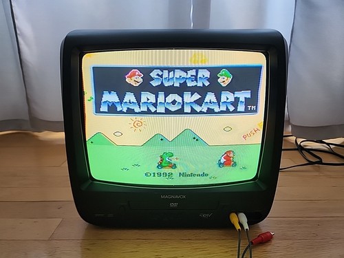Magnavox 13” RETRO CRT TV DVD Combo Gaming CD130MW9 Tested No Remote - Picture 16 of 16