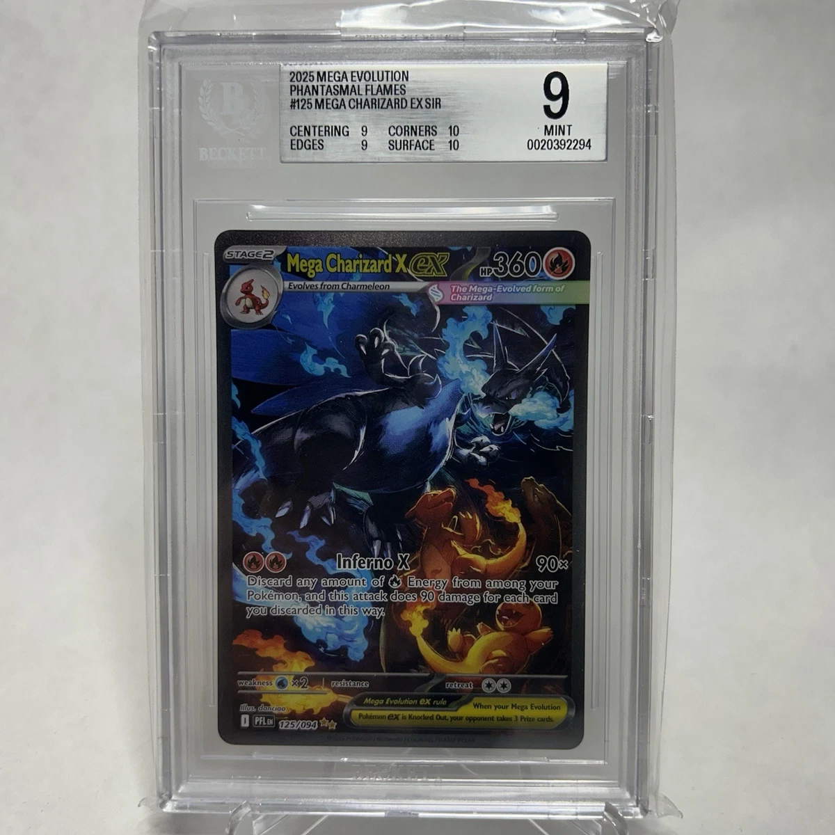 Pokémon TCG Beckett Grading Services (BGS) Rare Grade 9 Individual