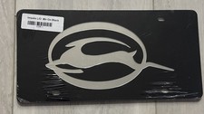 Chevy Impala Logo Black License Plate Auto Tag Laser Cut Inlaid Acrylic