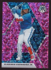 2021 Panini Mosaic Quick Pitch Pink Mosaic Prizm #78 Vladimir Guerrero Jr 8/20