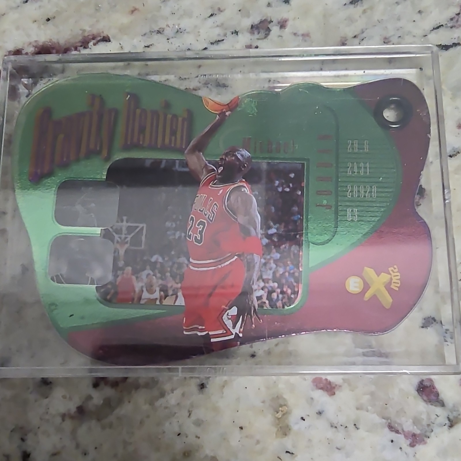 Fleer/SkyBox 1997-98 EX2001 Gravity Denied Michael Jordan Insert #9 Bulls