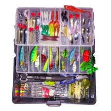 Fishing Lures Freshwater Tackle kit.crankbaits, Soft Lures, Jigs,Spoons and M...
