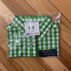 Ruffle Butts Rugged Boys 3t Shirt Top Easter Spring New Green White Check New — photo 5