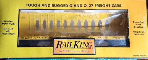 Coche plano Rail King 30-76071 Chicago NorthWestern Center I-Beam, calibre O nuevo en caja M100 | Zustand: New