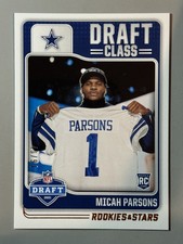 Micah Parsons Rookie 2021 Panini Rookies Stars Draft Class /99 RC SP #DC-10