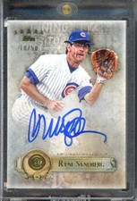 2013 Topps Five Star RYNE SANDBERG #FSBA-RS Chicago Cubs Auto /50 HOF
