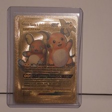 Raichu & Alolan Raichu GX Full Art Ultra 220/236 Unified Minds NM Pokémon Card on eBay
