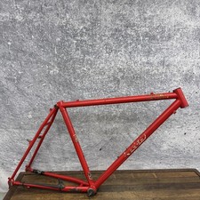 Vintage Ritchey Mountain Bike Frame 18 18.5in Red Steel USA Canti 26in 135mm 80s