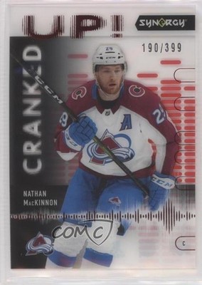 2022-23 Upper Deck Synergy Cranked Up Red 190/399 Nathan MacKinnon #CU-NM 1hh