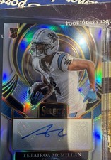 2025 Panini Select - Select Signatures Tetairoa McMillan #SIP-TMC (AU, RC)