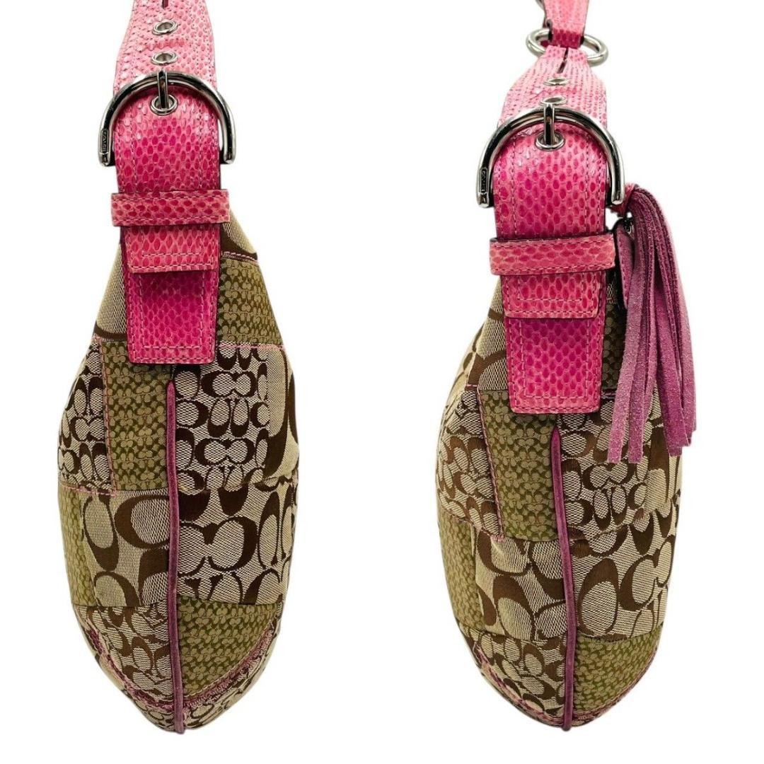 Coach Shoulder Bag One Shoulder Patchwork Signatu… - image 4