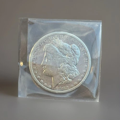 1882-CC $1 Morgan Silver Dollar Coin - Carson City Mint VF/XF