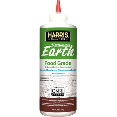 Food Grade Diatomaceous Earth 8oz Puffer Bottle Organic Pest Control Soil