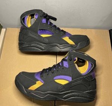 Talla 11 - Nike Air Flight Huarache Lakers ¡Fuera! ¡Roba excelente estado!