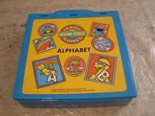 VINTAGE TRAVEL SESAME STREET GAMES ALPHABET 1990