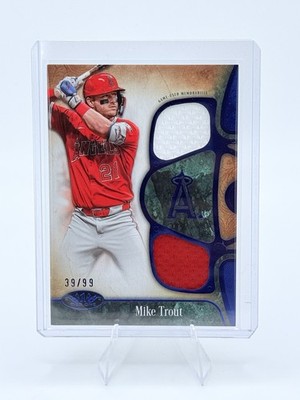 2026 Topps Tier One Dual Relic #T1R-MT Mike Trout Angels /99