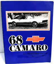 1968 Chevrolet Camaro Illustrated Facts Feature Specification Manual Brochure 68