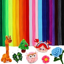200 Pcs Pipe Cleaners, 20 Colors Creative Chenille Stems Pipe Cleaners Craft,