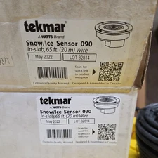 Tekmar 090 Snow/Ice Sensor 65 Feet Wire Heavy-Duty Snow Melting Control System