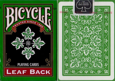 Bicycle Leaf Back 1st Edition (green) Playing Cards - Limited Edition - SEALED