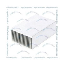 Heat sink 100 69 36MM silver high-quality ultra-thick aluminum radiator