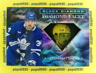 Auston Matthews, Toronto Maple Leafs, 2023, Black Diamond, Diamond Facet, #DF-AM