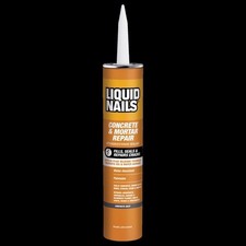 Liquid Nails CR-805 Gray Concrete Mortar Repair Cartridge 10.3 oz. (Pack of 12)