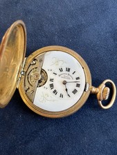 Hebdomas Full Hunter Vintage Pocket Watch Rol...