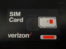 Verizon Triple SIM Card "3 in 1" NANO - 4G 5G LTE - Prepaid & Postpaid - NEW