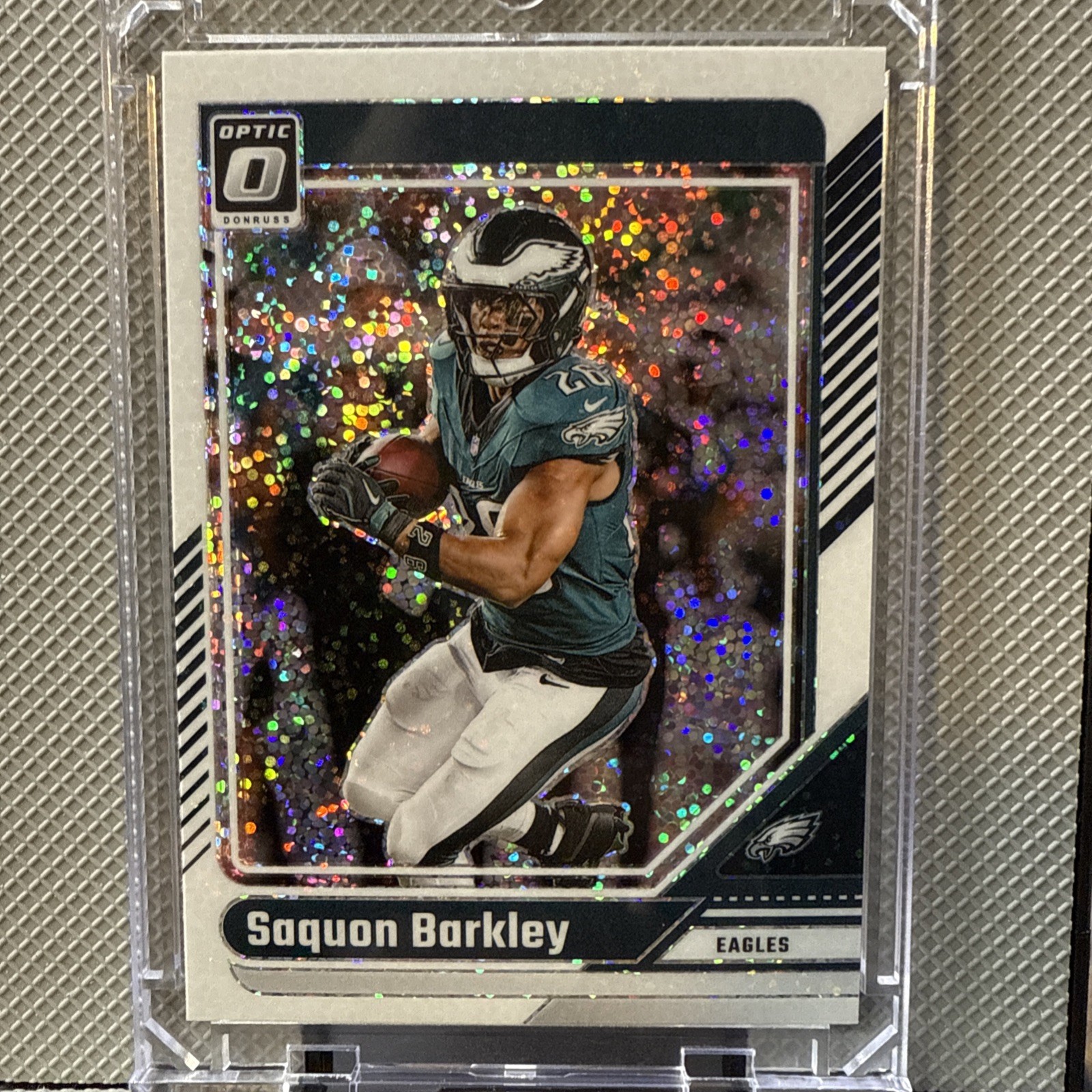 2024 Panini Donruss Optic - Saquon Barkley #159 White Sparkle Prizm