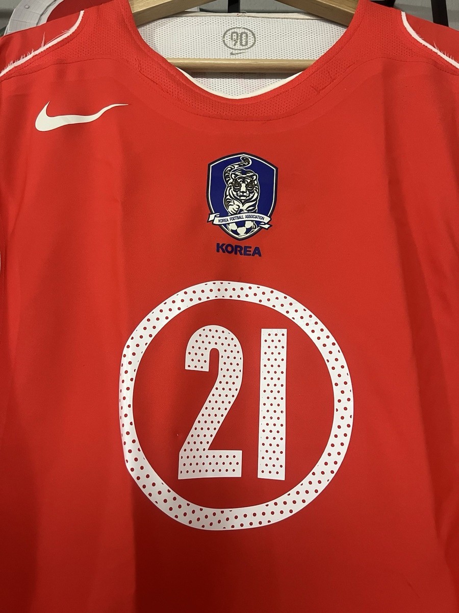 2004 Nike Ji-Sung Park South Korea National Team Home Kit L/S