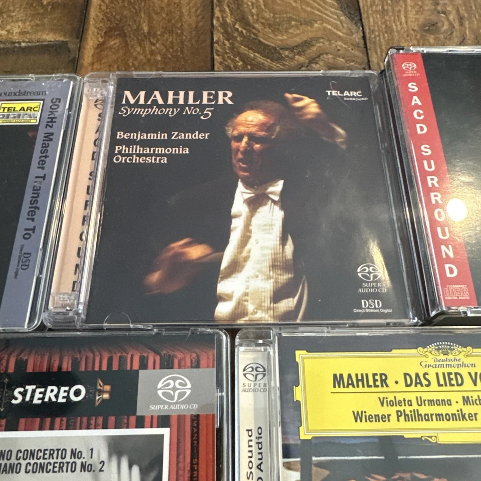 Lot of 5 Tchaikovsky, Mahler, Stravinsky SACD Telarc Classical Living Stereo - Image 3 of 4
