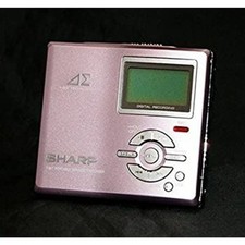 Sharp Md-Dr7-P Pink Md Recorder Mdlp Compatible Recording/Playback Machine/Porta