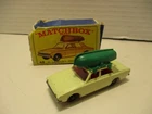 Vintage Lesney Matchbox #45 FORD CORSAIR WITH BOAT - NM/M w/Rough Box