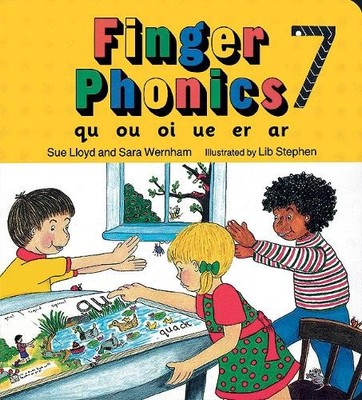 Finger Phonics book 7: in Precursive Letters (British E by Lloyd, Sue 1870946308