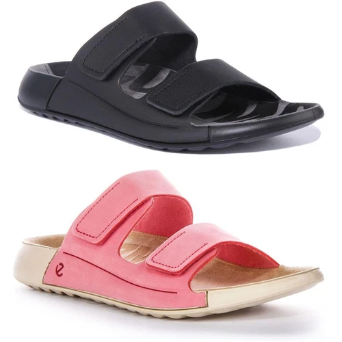 Ecco 206823 01001 2Nd Cozmo Sandalo Doppia Donna Regolabile Nero UK 3 8