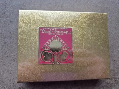 Vintage David Westnedge Bridge Double Deck Plastic Coated Cards Set. Unopened. - Image 1 of 4