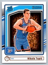 2024-25 Donruss - Nikola Topic #208 - Oklahoma City Thunder RC