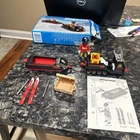 Vintage 1991 Playmobil 3694 Winter Fun Ski Patrol Rescue Snowmobile and Sled Set