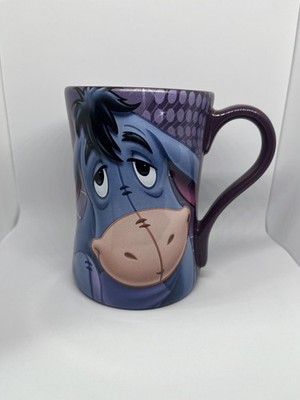 Disney Store Exklusive Eeyore 3D Gesicht Tasse 4,75'' Keramik Sammlerstück