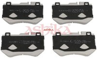 Ashika 50-00-0515 Bremsbelagsatz FüR Scheibenbremse Bremsbelagsatz