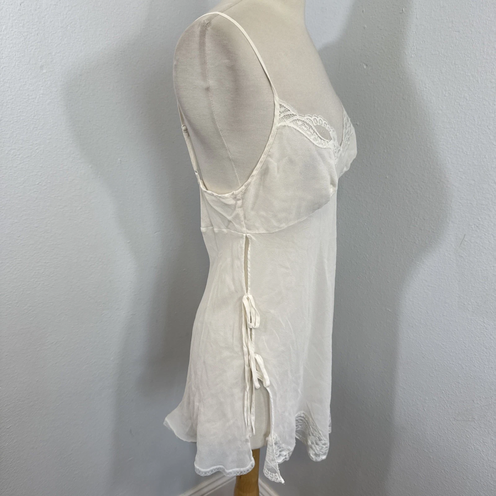 UNDERCOVER Abito slip Victorias Secret donna M seta babydoll lingerie Fairycore Y2k anni 90