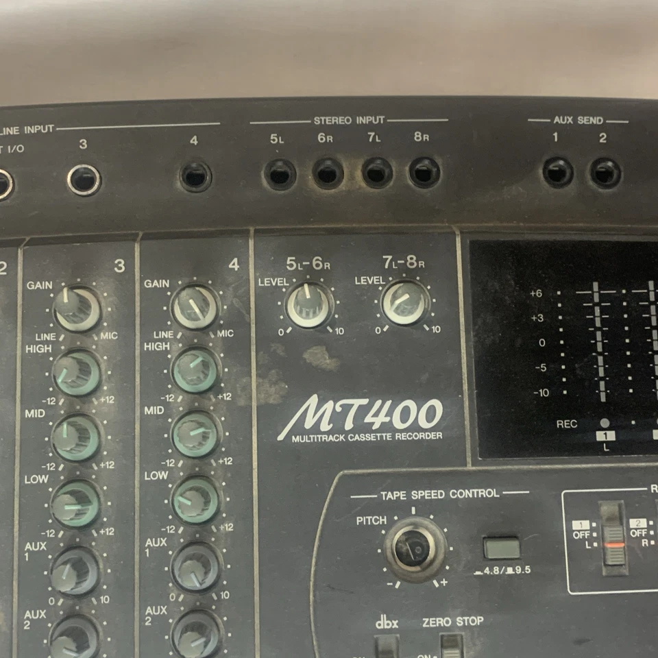  YAMAHA MT400 Multitrack Cassette Tape Recorder Powers On As Is - Image 3 of 4