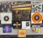 Beatles Vinyl LP (Reel Music) (3) 45 RPM Picture Sleeve-LOVE-Paul McCartney 4 CD