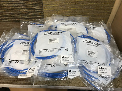 ( Lot of 50)  COMMSCOPE / ANATEL 1355-07-3085 CAT6 /7FT. PATCH CORD