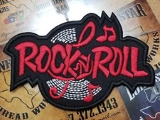 EMBROIDERED ROCK N ROLL PATCH Made to Order 